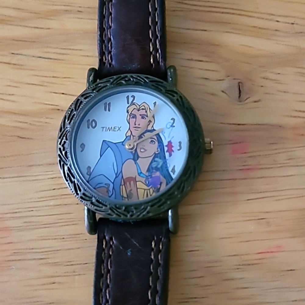 VINTAGE POCAHONTAS TIMEX WATCH